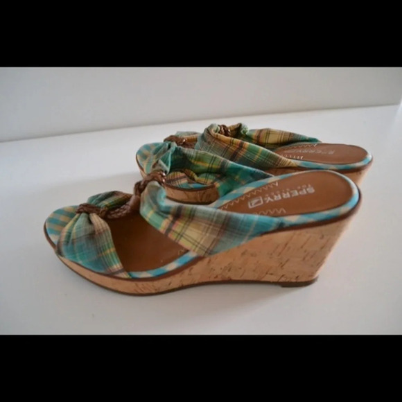 Sperry top sider wedge sandals - Picture 2 of 4